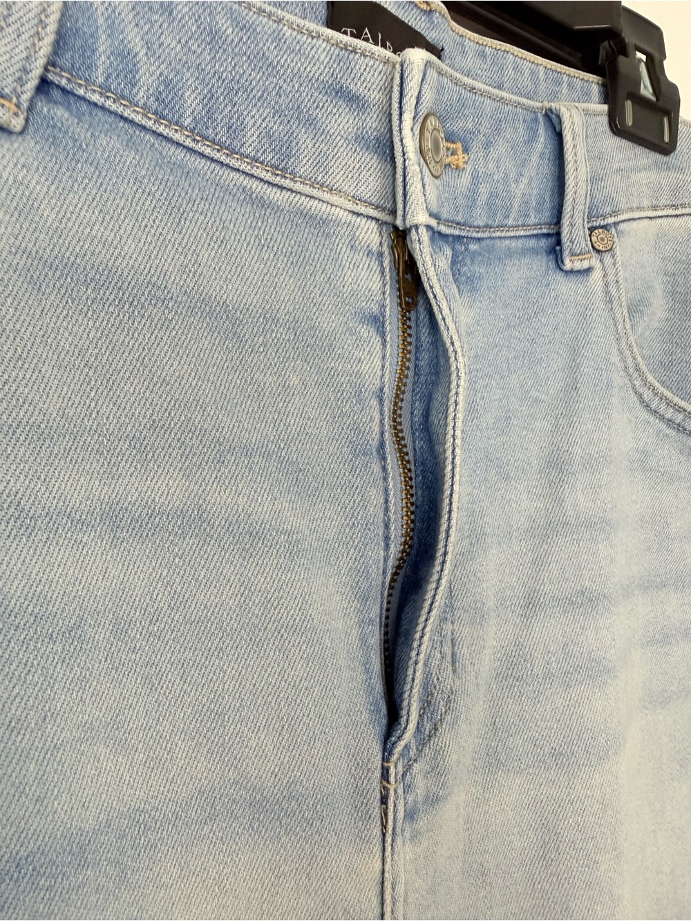 Talbots Relaxed Barrel Jean Denim Ankle Length High Waist Women's 14 Petite. NWT - Picture 5 of 14
